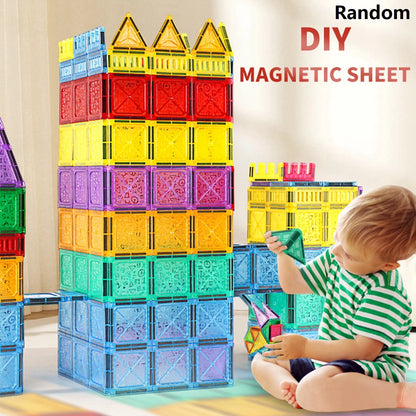 Colorful creative educational magnetic brick building block