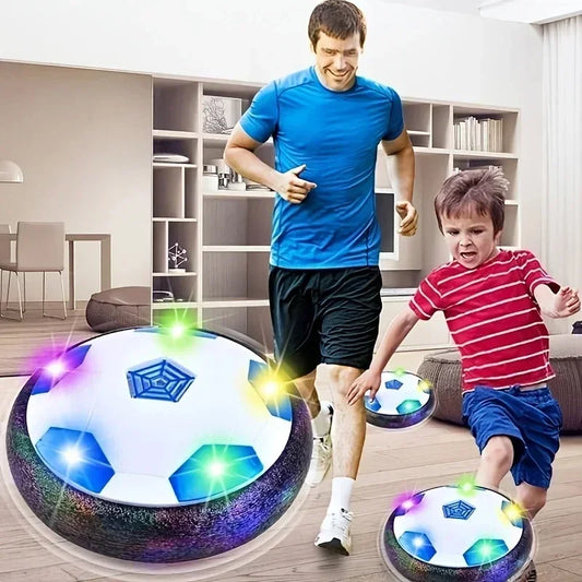 Hover Soccer Ball with LED Light and Foam Bumper Indoor