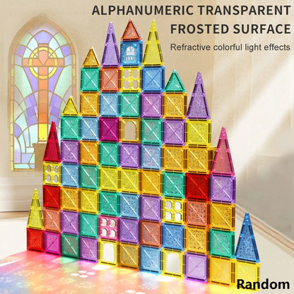 Colorful creative educational magnetic brick building block