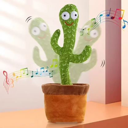 Dancing Cactus Song Speaker Talking Usb Battery Voice Repeat