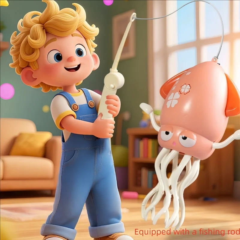 Electric Dancing Octopus Cartoon Toys Anti-stress