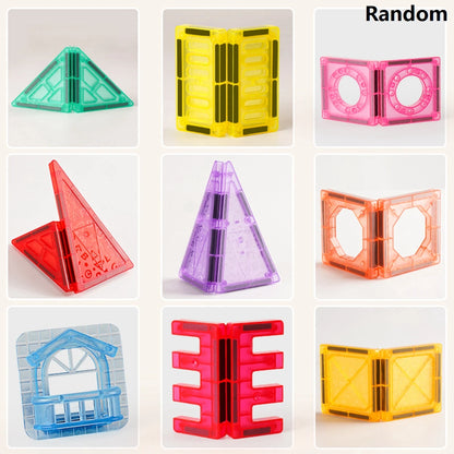 Colorful creative educational magnetic brick building block